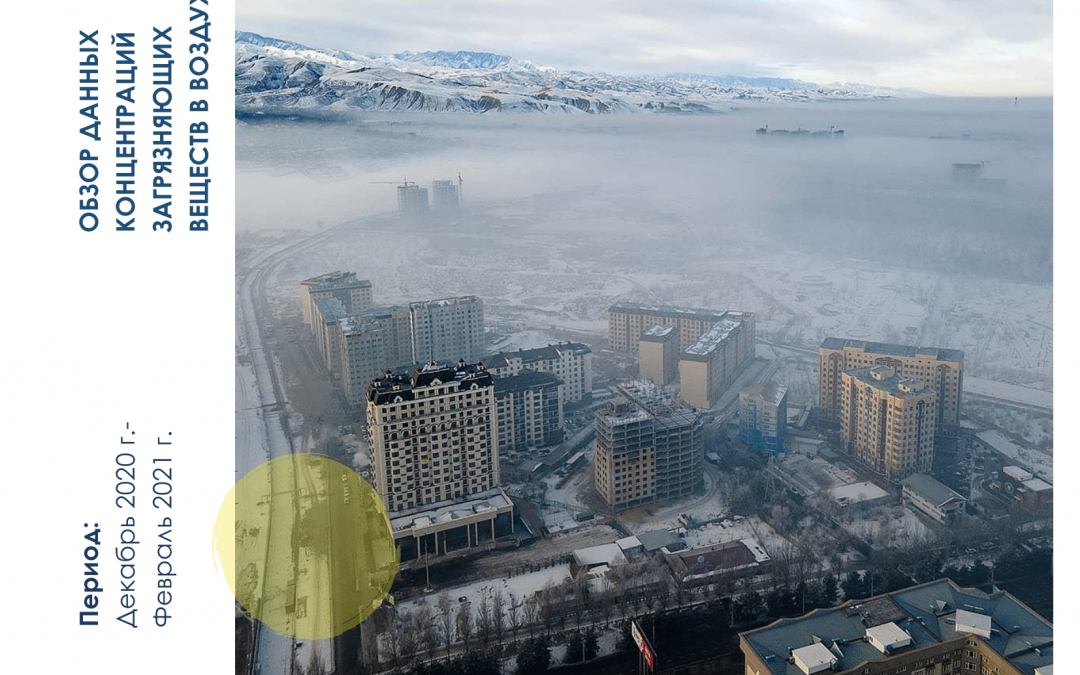 Сезонный отчет по качеству атмосферного воздуха в Бишкеке, зима 2020-21