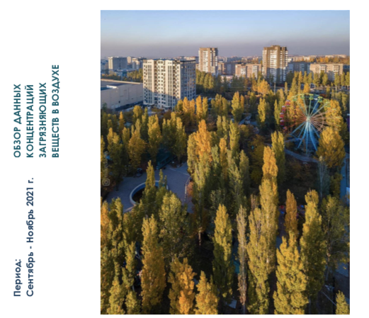 Сезонный отчет качества воздуха в Бишкеке (осень 2021)